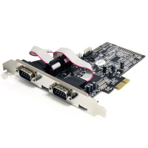 StarTech.com Tarjeta Adaptadora PCI Express PCIe de 4 Puertos Serie RS232 UART 16550 Serial DB9