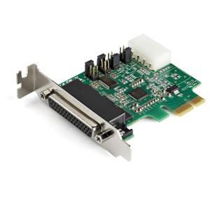 StarTech.com Tarjeta Adaptadora Serie PCI Express RS232 de 4 Puertos - Tarjeta Controladora Serie PCIe RS232 - PCIe a Serie DB9
