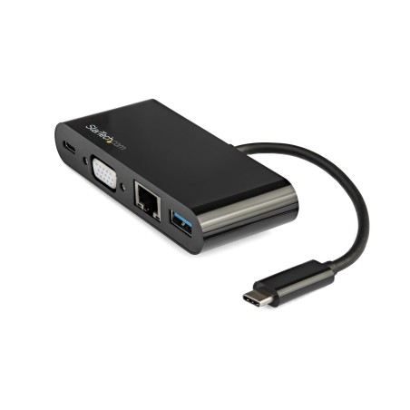 StarTech.com Docking Station USB-C para Portátiles - Mini Replicador de Puertos para Monitor VGA 1080p - Entrega de