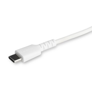 StarTech.com Cable Resistente USB-C a Lightning de 1 m Blanco - Cable de Sincronización y Carga USB Tipo C a Lightning con