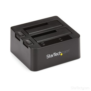 StarTech.com Docking Station de 2 Bahías - USB 3.1 a SATA - USB 3.1 (10 Gbps) - SATA I II III de 2,5 3,5" - Base de
