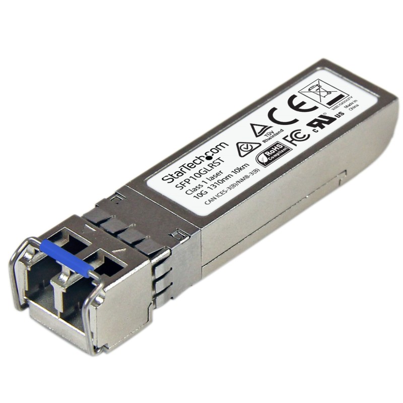 StarTech.com Módulo SFP+ Compatible con Cisco SFP-10G-LR - 10GBASE-LR - Fibra Monomodo 10GbE - SFP+ Ethernet Gigabit de 10Gb -