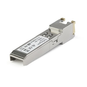 StarTech.com Módulo Transceptor SFP Compatible con el Modelo SFP-1G-T de Dell EMC - 1000BASE-T - SFP a RJ45 Cat6   Cat5e - SFP