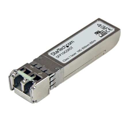 StarTech.com Módulo SFP+ Compatible con Cisco SFP-10G-SR - 10GBASE-SR - Fibra multimodo de 10GbE - SFP+ Ethernet Gigabit 10Gb -
