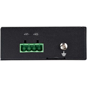 StarTech.com Inyector Industrial PoE Gigabit - 30W - 802.3at PoE+ de 48 a 56V DC - de Montaje en Riel DIN - de -40 a 75C