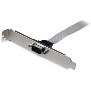 StarTech.com Adaptador de 40cm de Header Bracket Serie DB9 RS232 a IDC 10 Pines para Placa Base - Cabezal Serial