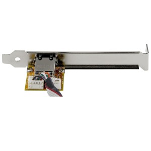 StarTech.com Adaptador Tarjeta de Red NIC Mini PCI Express PCI-e PCIe 1 Puerto Gigabit Ethernet RJ45
