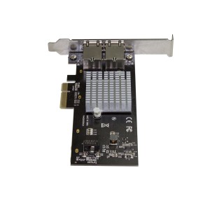 StarTech.com Tarjeta PCIe de Red con 2 Puertos 10G - NIC PCI Express 10GBASE-T & NBASE-T con Chipset Intel-X550AT 10 5 2,5 1GbE