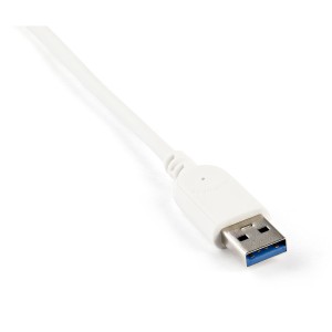 StarTech.com Hub Ladrón USB 3.0 de 3 Puertos con Adaptador de Red Ethernet Gigabit - Hub Concentrador USB-A - Alimentado por el