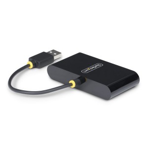 StarTech.com Hub USB 2.0 de 4 Puertos - Ladrón USB Alimentado por el Bus - 480Mbps - Hub Portátil Externo USB - Multiplicador