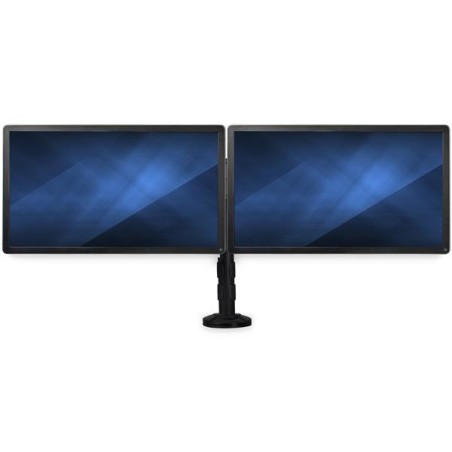 StarTech.com Brazo para Escritorio de Dos Monitores - con Barra Horizontal - Soporte de Mordaza Ojal para Escritorio
