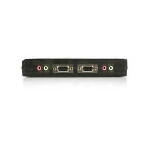StarTech.com Juego de Conmutador Switch KVM 4 Puertos Vídeo VGA USB 2.0 con Cables y Audio