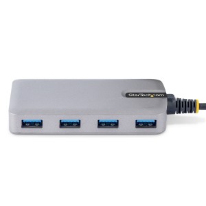 StarTech.com Hub USB de 4 Puertos USBA - USB 3.0 de 5Gbps - Alimentado por el Bus - Concentrador USB-C de 4 Puertos USB-A con