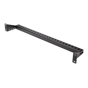 StarTech.com Barra 1U de Amarre Horizontal para Gestión de Cables en Rack - para Racks de 19" - Profundidad Ajustable - Guía