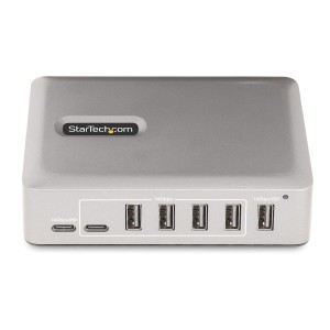 StarTech.com 10G5A2CS-USB-C-HUB hub de interfaz USB 3.2 Gen 2 (3.1 Gen 2) Type-C 10000 Mbit s Plata