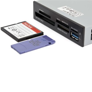 StarTech.com Lector Interno USB 3.0 para Tarjetas Memoria Flash con Soporte para UHS-II