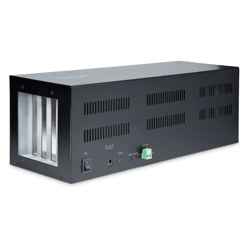 StarTech.com Caja Externa de Expansión PCIe x2 a 4 Ranuras PCI Express x1 - Riser Extensor de 4 Slots PCIe con Tarjeta Host StarTech.com Caja Externa de Expansión PCIe x2 a 4 Ranuras PCI Express x1 - Riser Extensor de 4 Slots PCIe con Tarjeta Host