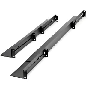 StarTech.com Carriles 1U de 19 pulgadas para Rack para Servidores con 4 Columnas - Profundidad Ajustable de 60,9cm a 91,4cm 24"