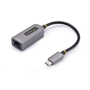 StarTech.com Adaptador de Red Ethernet de 2,5Gb USB Tipo C - Adaptador USB 3.1 USB-C a RJ45 - 2.5GBASE-T - Compatible con