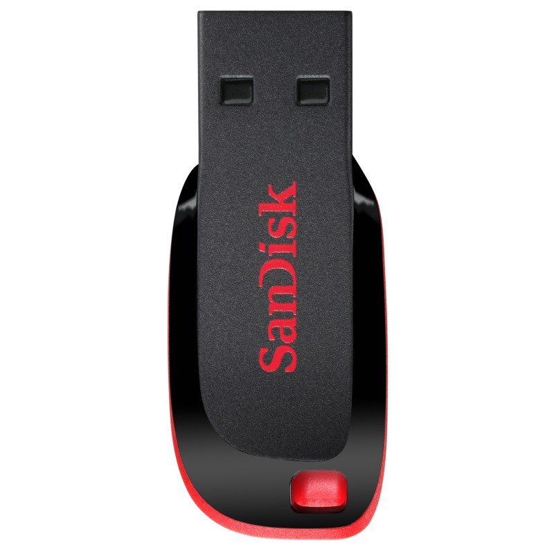 Cruzer Blade unidad flash USB 64 GB USB tipo A 2.0 Negro, Rojo