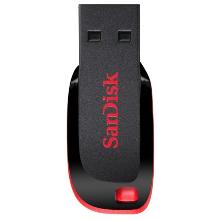 Cruzer Blade unidad flash USB 128 GB USB tipo A 2.0 Negro, Rojo