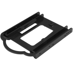StarTech.com Bracket de Montaje para Discos Duros   SSD de 2,5" en Bahías de 3,5 Pulgadas - Paquete de 5 - Sin Herramientas -