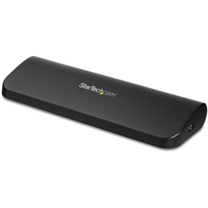 StarTech.com Docking Station USB 3.0 de 2 Monitores para Portátil - HDMI DVI VGA - Hub Ladrón 3x USB-A - GbE - Audio -