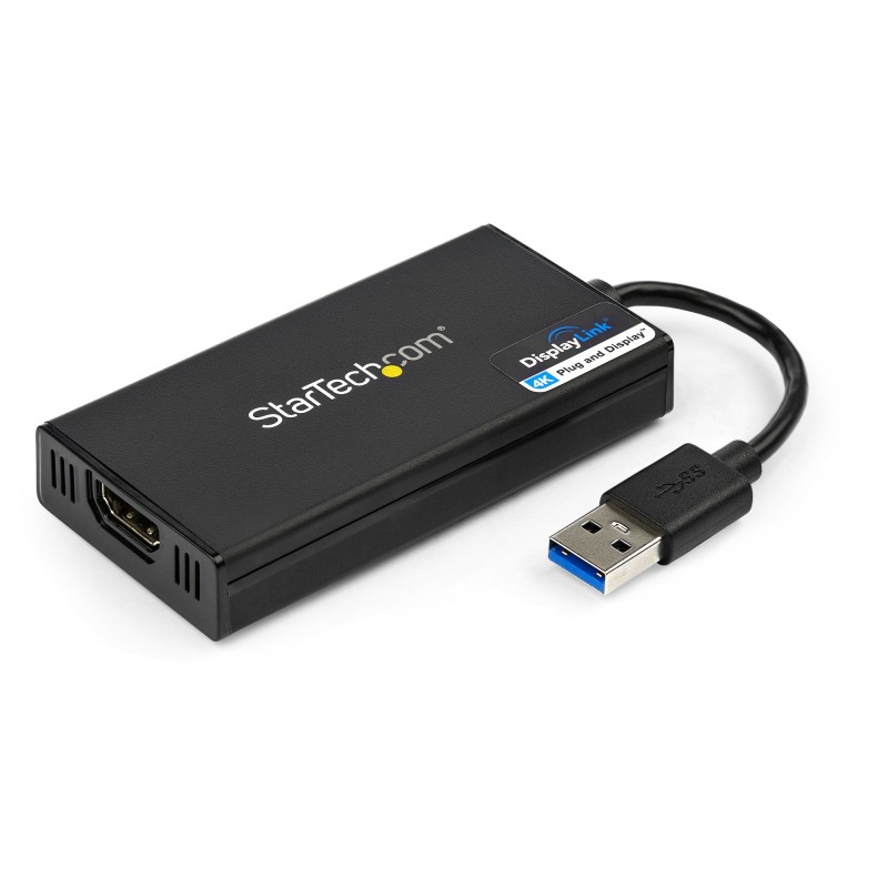 StarTech.com Adaptador Gráfico Externo USB 3.0 a HDMI - UltraHD 4K 30Hz - Certificado DisplayLink - Conversor USB-A a HDMI para