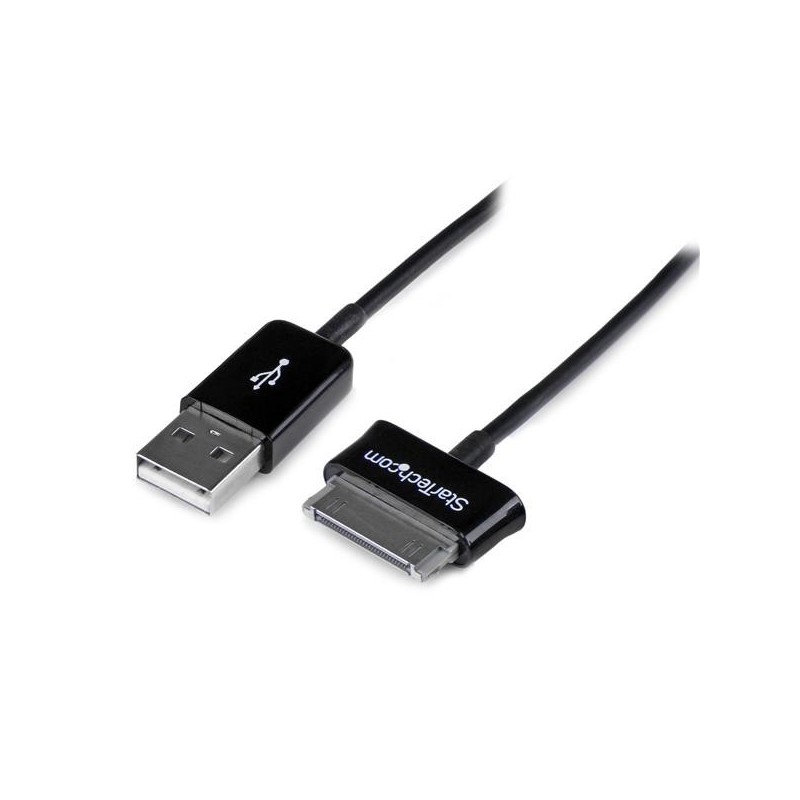 StarTech.com Cable Adaptador 2m Conector Dock USB para Samsung Galaxy Tab - Negro - USB A Macho