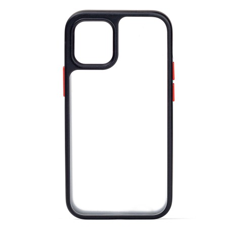 Techair Classic essential funda para teléfono móvil 15,5 cm (6.1") Negro, Transparente