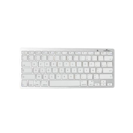 BS-KB-MICRO/BT/SP teclado Bluetooth QWERTY Español Plata, Blanco