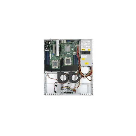 SR1630BCR servidor barebone Intel® 5500 LGA 1366 (Socket B) Bastidor (1U) Aluminio, Negro
