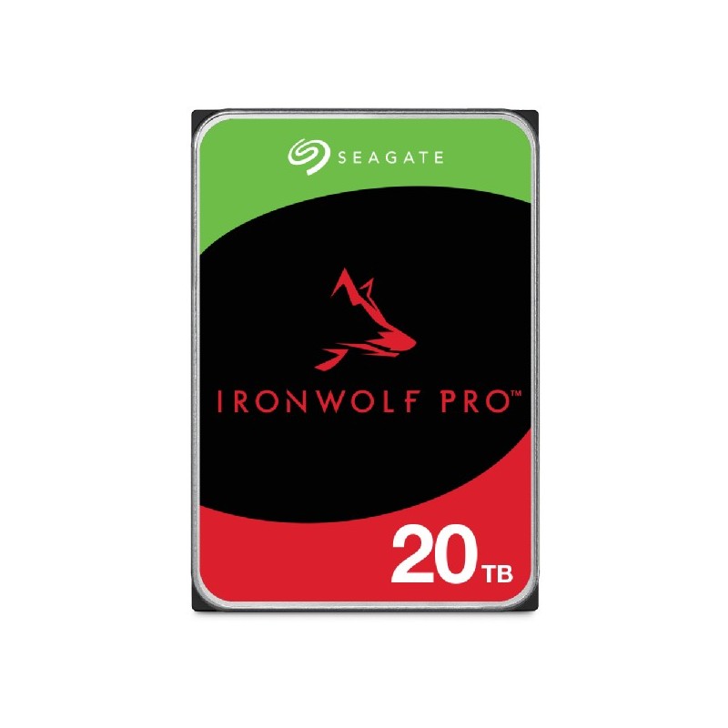 Seagate IronWolf Pro ST20000NT001 disco duro interno 20 TB 7200 RPM 256 MB 3.5"
