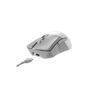 ASUS ROG Gladius III Wireless Aimpoint White ratón Juego mano derecha RF Wireless + Bluetooth + USB Type-A Óptico 36000 DPI
