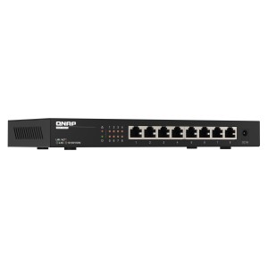 QNAP QSW-1108-8T switch No administrado 2.5G Ethernet (100 1000 2500) Negro