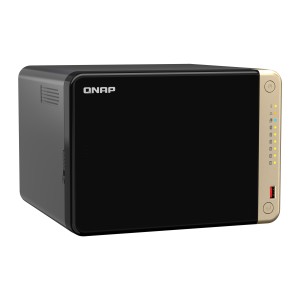 QNAP TS-664 NAS Torre Intel® Celeron® N5095 8 GB DDR4 0 TB QNAP QTS Negro, Bronce