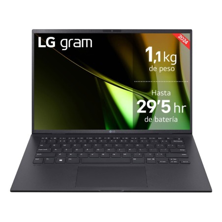 LG Gram 14Z90S Intel Core Ultra 5 125H Portátil 35,6 cm (14") WUXGA 16 GB LPDDR5-SDRAM 512 GB SSD Wi-Fi 6E (802.11ax) Windows