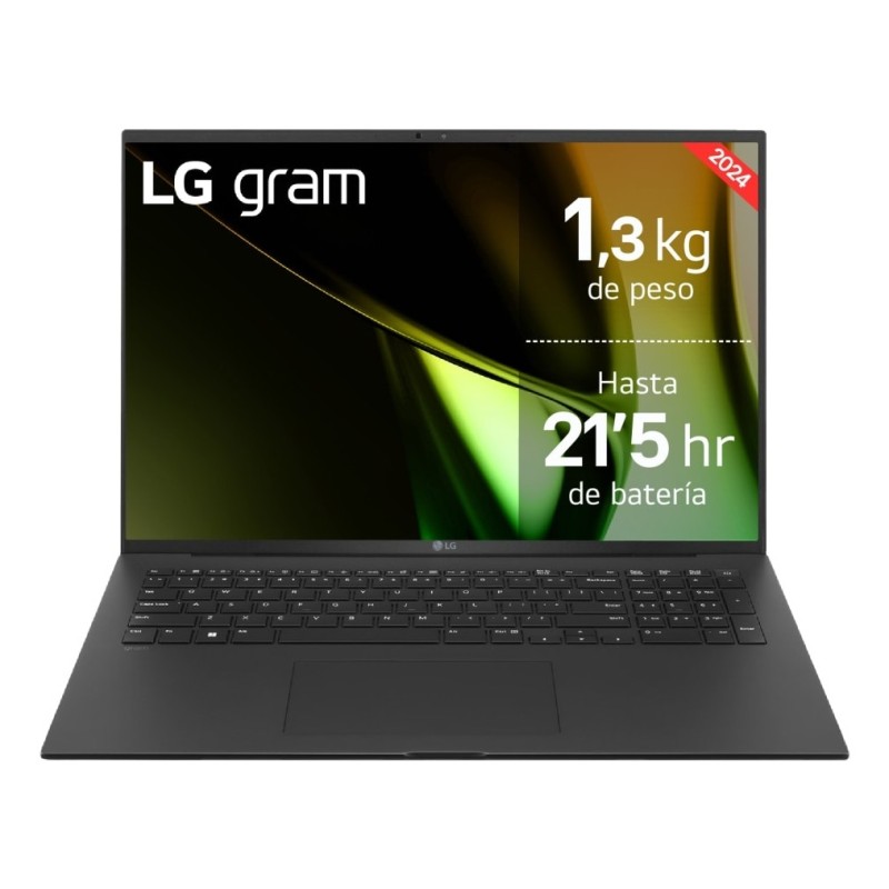 LG Gram 17Z90S Intel Core Ultra 7 155H Portátil 43,2 cm (17") WQXGA 16 GB LPDDR5-SDRAM 512 GB SSD Wi-Fi 6E (802.11ax) Windows