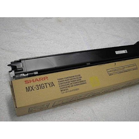 Sharp MX-31GTYA cartucho de tóner 1 pieza(s) Original Amarillo