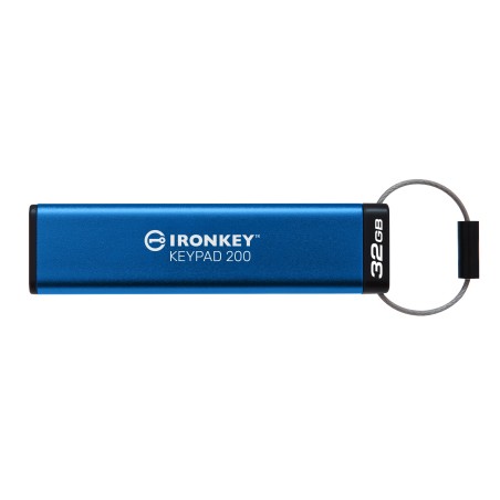 Kingston Technology IronKey Keypad 200 de 32 GB, FIPS 140-3 nivel 3 (pendiente) cifrado AES-256