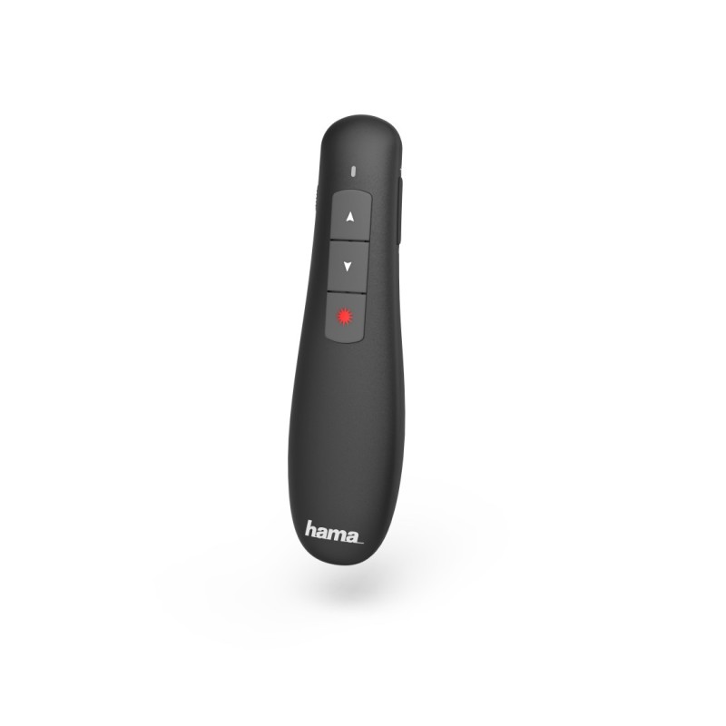 Hama | Puntero inalámbrico "X Pointer", puntero láser de color rojo, con control de volumen, alcance de 12 metros, receptor Hama | Puntero inalámbrico "X Pointer", puntero láser de color rojo, con control de volumen, alcance de 12 metros, receptor