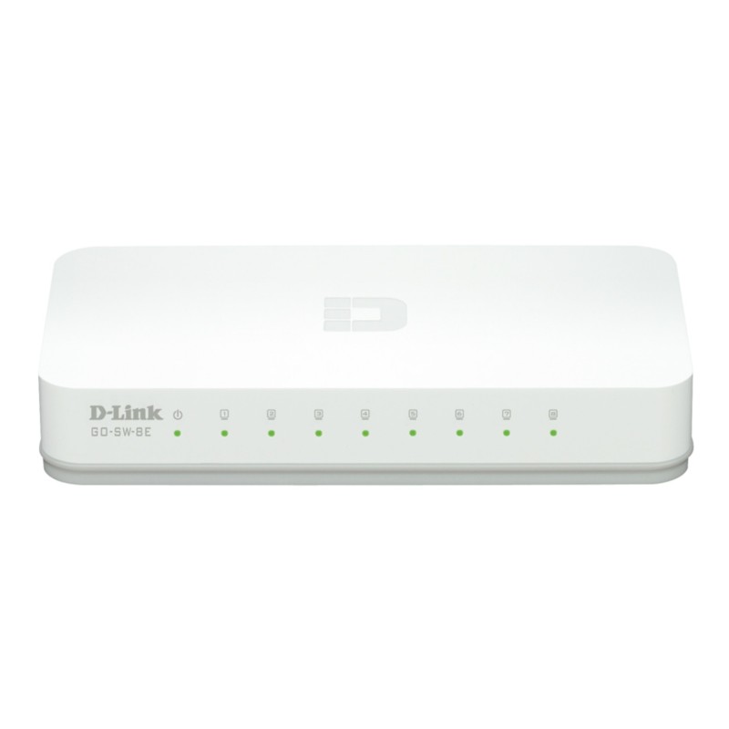 D-Link GO-SW-8E E switch No administrado Fast Ethernet (10 100) Blanco