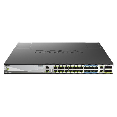 D-Link DMS-3130-30PS Gestionado L3 10G Ethernet (100 1000 10000) Energía sobre Ethernet (PoE) Negro