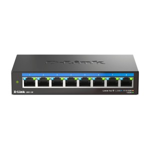 D-Link DMS-108 No administrado L2 2.5G Ethernet (100 1000 2500) Negro