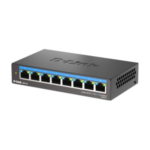 D-Link DMS-108 No administrado L2 2.5G Ethernet (100 1000 2500) Negro