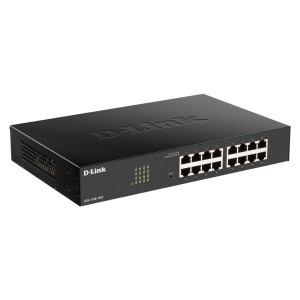 D-Link DGS-1100-16V2 switch Gestionado L2 Gigabit Ethernet (10 100 1000) Negro