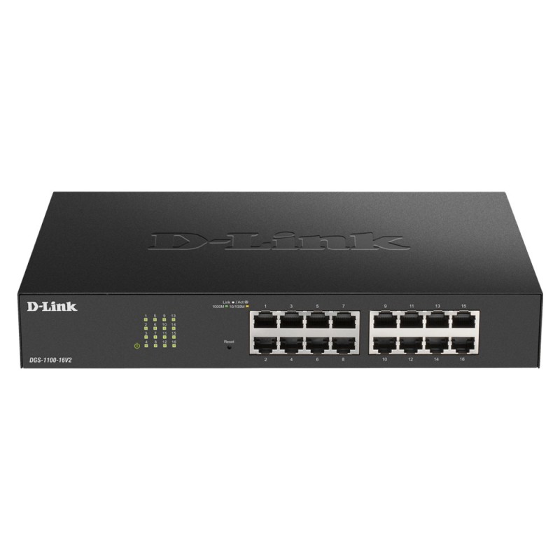 D-Link DGS-1100-24PV2 switch Gestionado L2 Gigabit Ethernet (10 100 1000) Energía sobre Ethernet (PoE) Negro