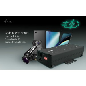 i-tec USB-C USB-A Metal Charging + data HUB, 15W per port, 20x USB-C