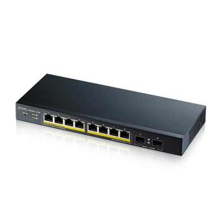 Zyxel GS1900-10HP Gestionado L2 Gigabit Ethernet (10 100 1000) Energía sobre Ethernet (PoE) Negro