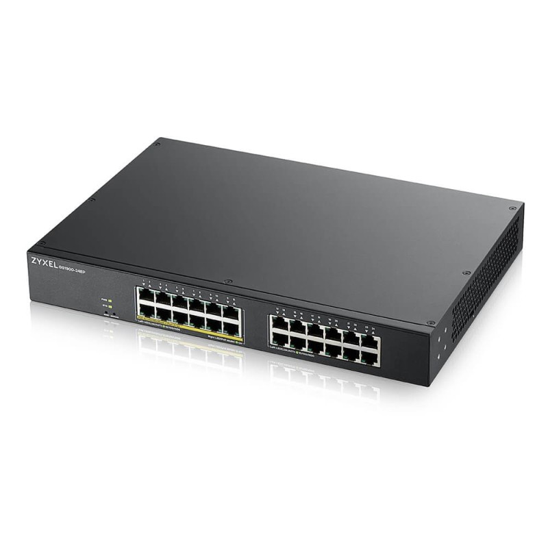 Zyxel GS1900-24EP Gestionado L2 Gigabit Ethernet (10 100 1000) Energía sobre Ethernet (PoE) Negro Zyxel GS1900-24EP Gestionado L2 Gigabit Ethernet (10 100 1000) Energía sobre Ethernet (PoE) Negro